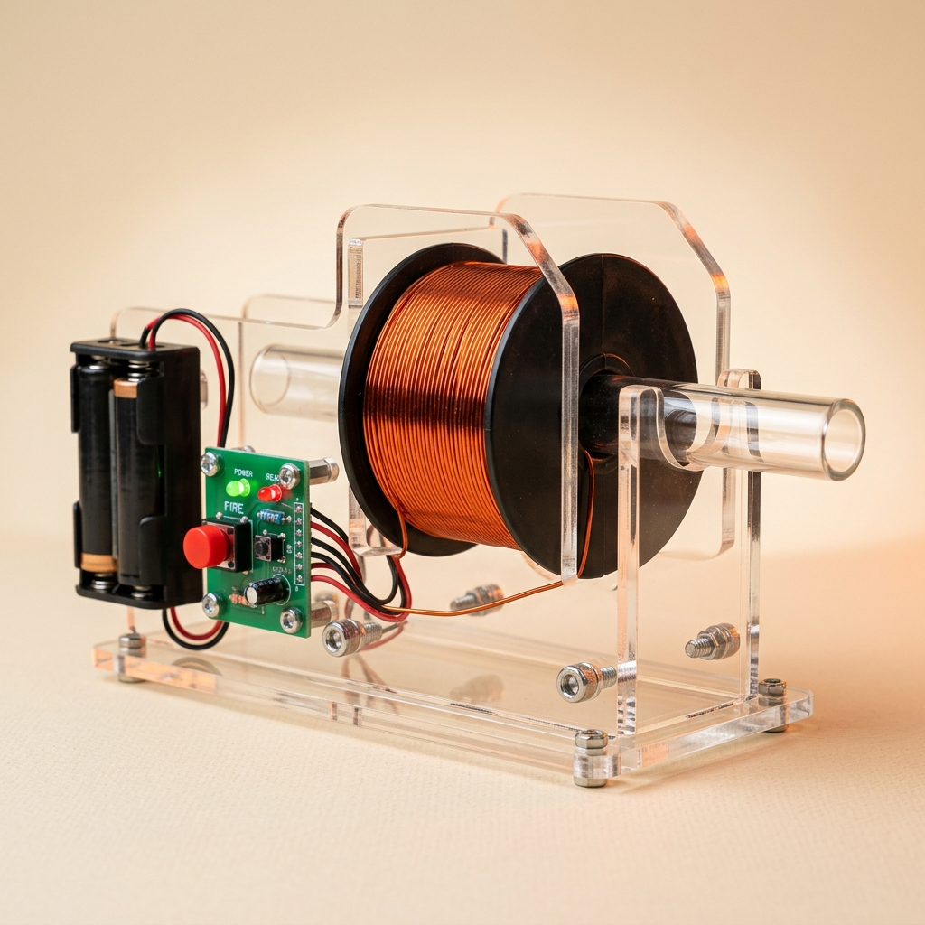 MagnetBlitz™ Launcher-Kit – DIY Physik-Bausatz